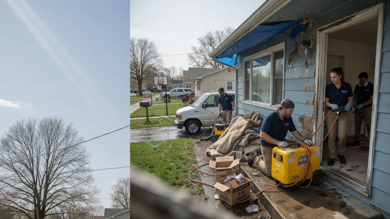 Basement Flood Cleanup in Laverne, OK near me